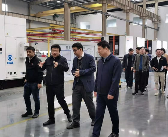 上海交通大學到恒工精密進行考察